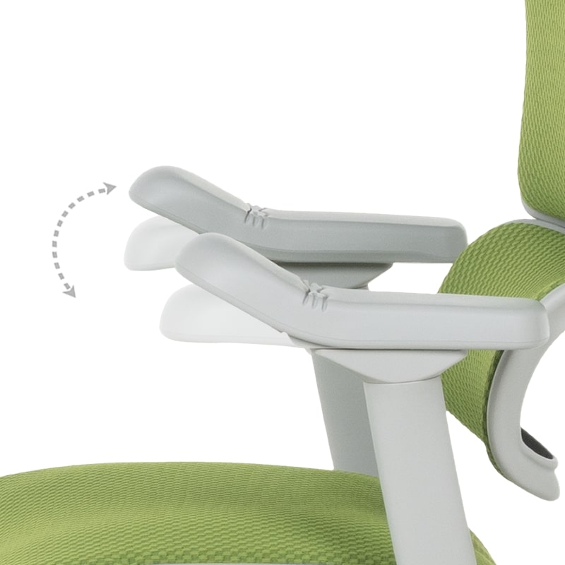 Ергономичен офис стол Ergohuman Elite 2 дамаска зелен-сива рамка